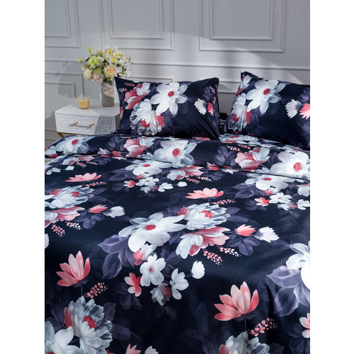 Постельное белье VT из полисатина 4828 2-х сп с евро простыней с наволочками 50/70 фото 5