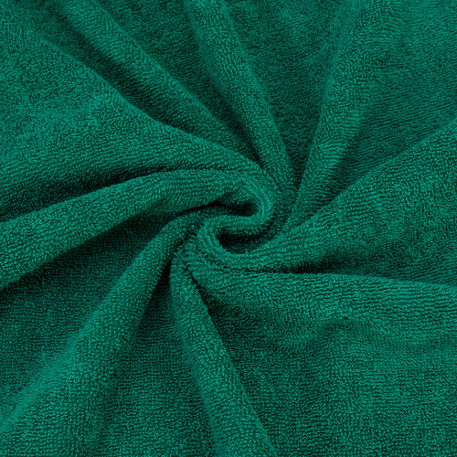Ткань на отрез махровое полотно 150 см 390 гр/м2 цвет зеленый фото 1