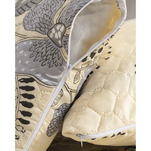 Чехол п/э декоративный для подушки с молнией, ультрастеп 543-5 45/45 см фото 3