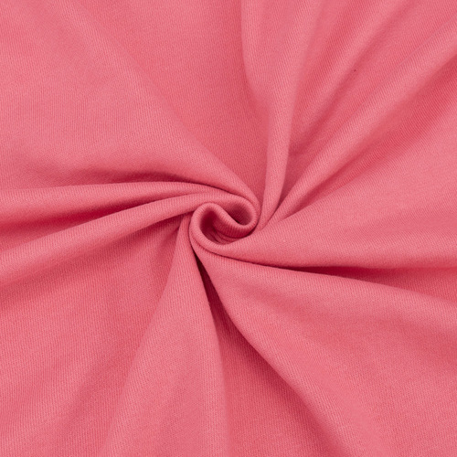 Ткань на отрез футер 2-х нитка диагональный F5 цвет розовый фото 1
