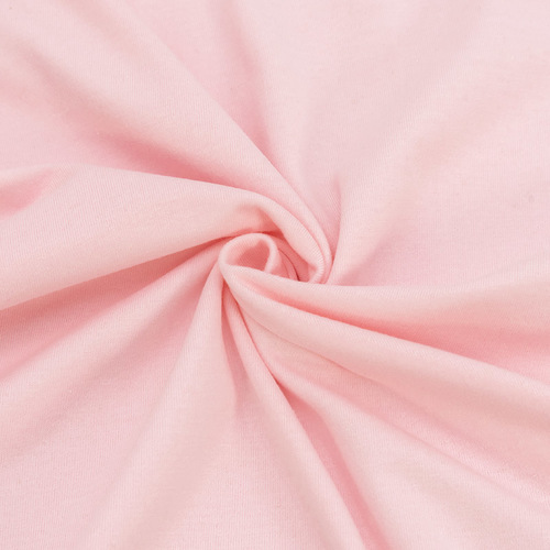 Ткань на отрез кулирка М-3003 цвет розовый фото 1