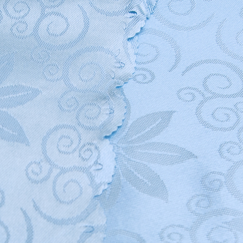 Портьерная ткань 150 см 17 цвет голубой цветы фото 2
