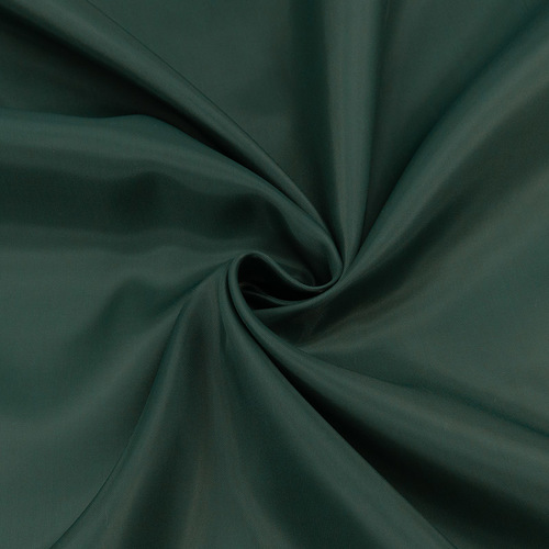 Ткань на отрез таффета 150 см 190Т цвет темно-зеленый 5408 фото 1