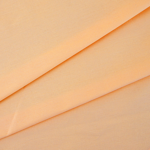 Ткань на отрез поплин гладкокрашеный 115 гр/м2 220 см цвет апельсин фото 1