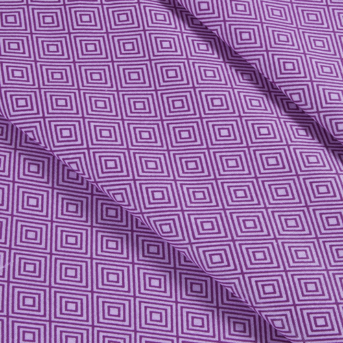 Ткань на отрез бязь плательная 150 см 1753/6 цвет фиолетовый фото 1