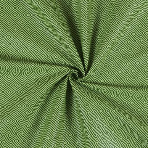 Ткань на отрез бязь плательная 150 см 1753/7 цвет зеленый фото 2
