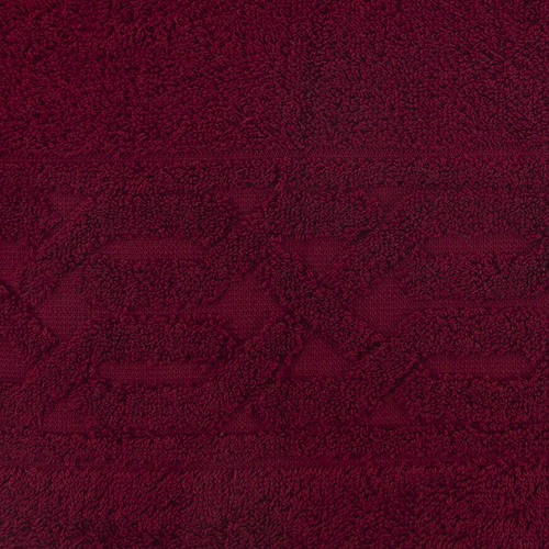 Полотеце махровое Восток ПТХ-2601-02644 50/90 см цвет бордовый фото 2