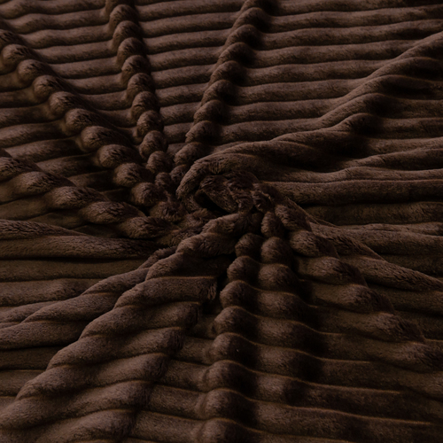 Ткань на отрез велсофт Orrizonte 300 гр/м2 200 см 004-ОT цвет шоколадный фото 1