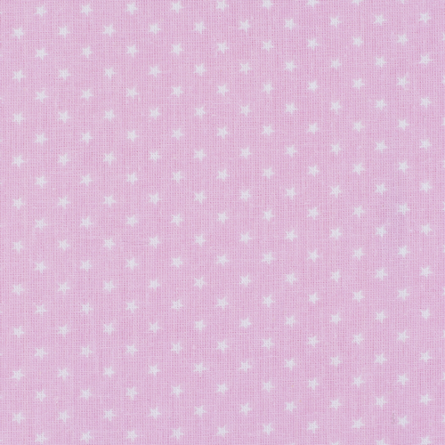 Ткань на отрез бязь плательная 150 см 7223/32 Мелкие звездочки 0.5 см о/м цвет розовый фото 1