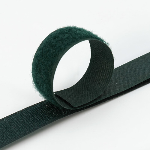 Лента-липучка 25 мм 1 м цвет зеленый фото 1
