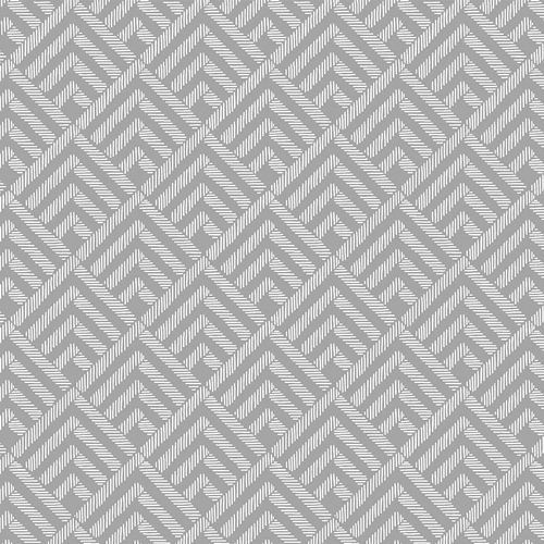 Ткань на отрез рогожка 150 см 1549-2 Ромбы цвет серый фото 1