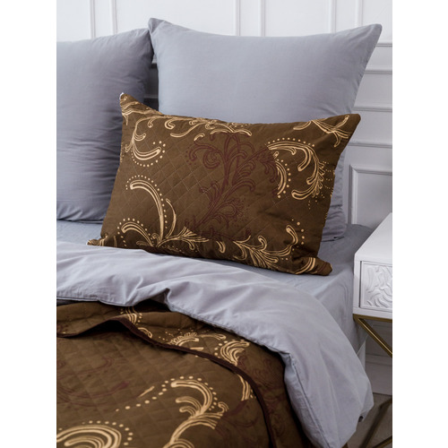 Чехол декоративный VT для подушки с молнией, ультрастеп 6689 50/70 см в упаковке 2 шт фото 9