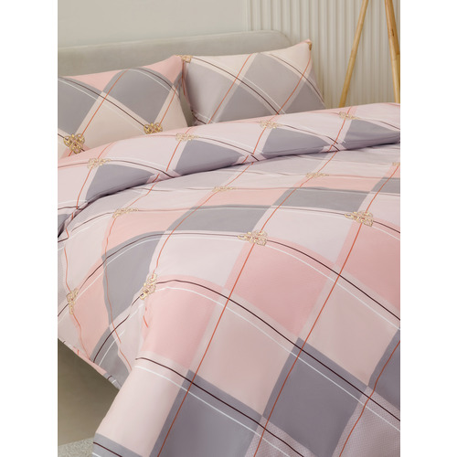 Постельное белье VT из полисатина 4111 2-х сп с евро простыней с наволочками 50/70 фото 6