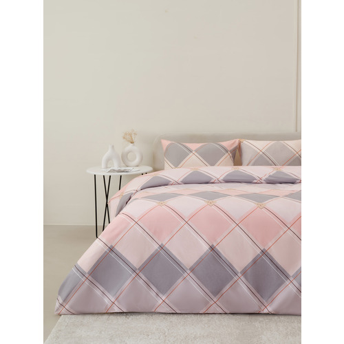 Постельное белье VT из полисатина 4111 2-х сп с евро простыней с наволочками 50/70 фото 1