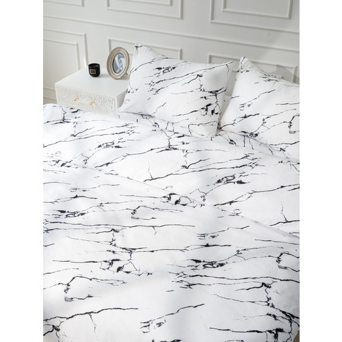 Постельное белье 11979-01a 2-х сп с евро простыней с наволочками 50/70 фото 11