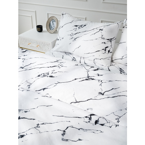 Постельное белье 11979-01a 2-х сп с евро простыней с наволочками 50/70 фото 10