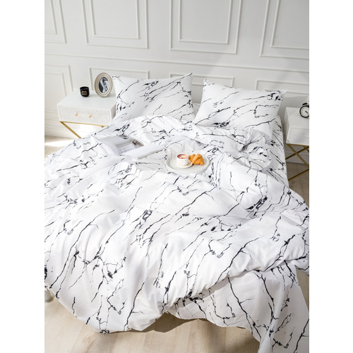 Постельное белье 11979-01a 2-х сп с евро простыней с наволочками 50/70 фото 9