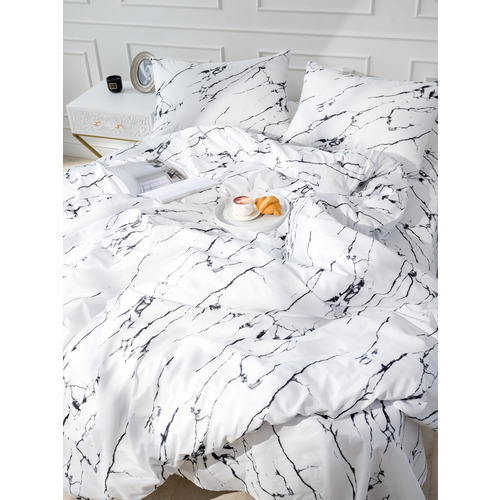 Постельное белье 11979-01a 2-х сп с евро простыней с наволочками 50/70 фото 6