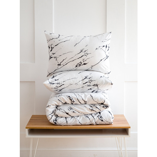 Постельное белье 11979-01a 2-х сп с евро простыней с наволочками 50/70 фото 5