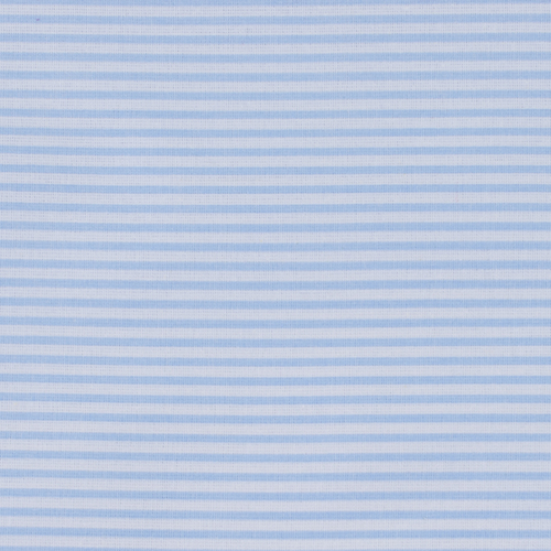Мерный лоскут бязь плательная 150 см 8084 Полоса цвет голубой фото 1