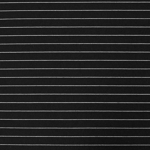 Ткань на отрез футер с лайкрой Жаккард цвет черный фото 1
