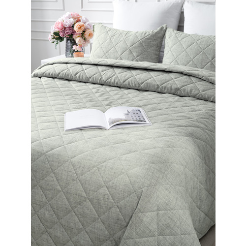 Покрывало VT Linen-look 260х240 + 2 нав 50х70 цвет 7 фото 7