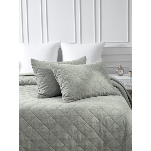 Покрывало VT Linen-look 260х240 + 2 нав 50х70 цвет 7 фото 4