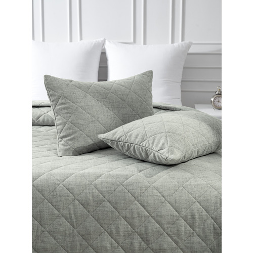 Покрывало VT Linen-look 260х240 + 2 нав 50х70 цвет 7 фото 2