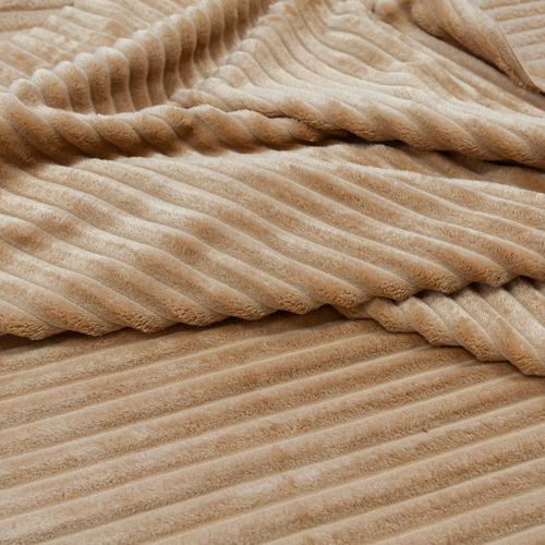 Ткань на отрез велсофт Orrizonte 300 гр/м2 200 см 010-ОT цвет коричневый фото 2
