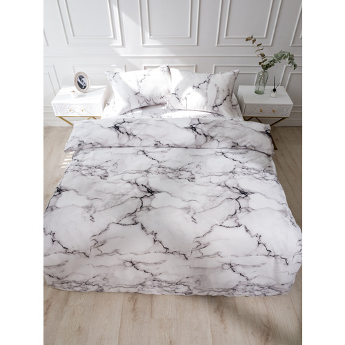 Постельное белье VT из полисатина 5704-4 2-х сп с евро простыней с наволочками 50/70 фото 13