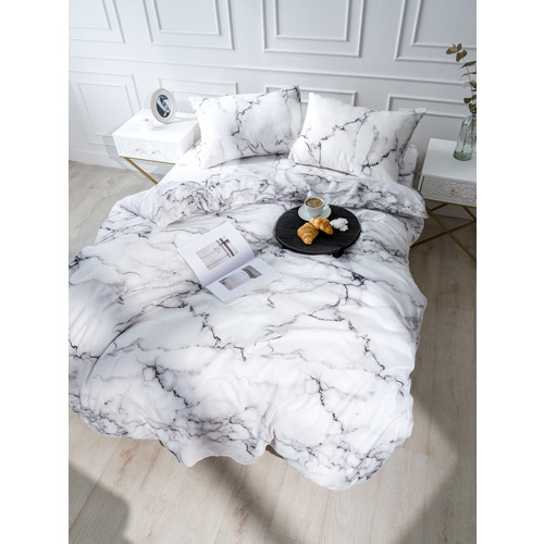 Постельное белье VT из полисатина 5704-4 2-х сп с евро простыней с наволочками 50/70 фото 17