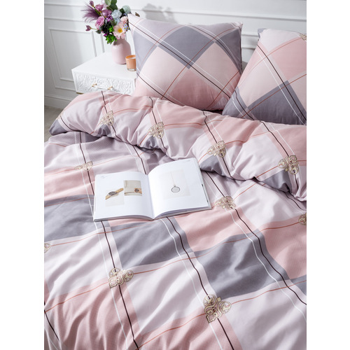 Постельное белье 4111 2-х сп с евро простыней с наволочками 70/70 фото 13