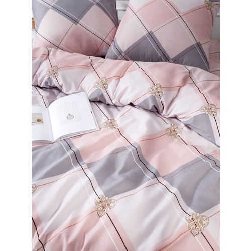 Постельное белье 4111 2-х сп с евро простыней с наволочками 70/70 фото 5