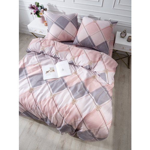 Постельное белье 4111 2-х сп с евро простыней с наволочками 70/70 фото 1