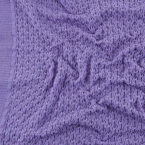 Покрывало-плед Паучок 150/200 цвет фиолетовый фото 2