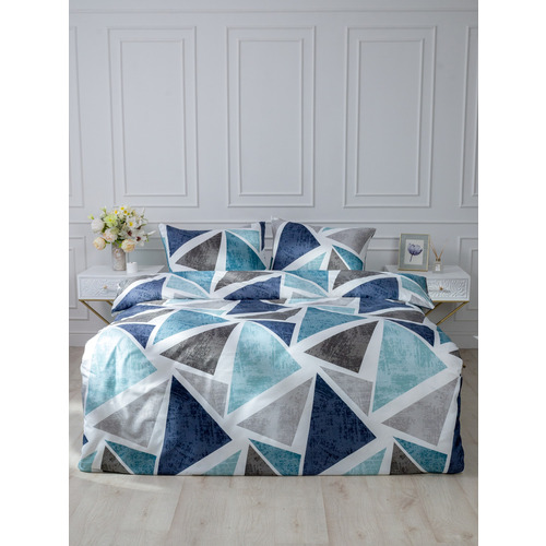 Постельное белье VT из полисатина 4770 2-х сп с евро простыней с наволочками 50/70 фото 19