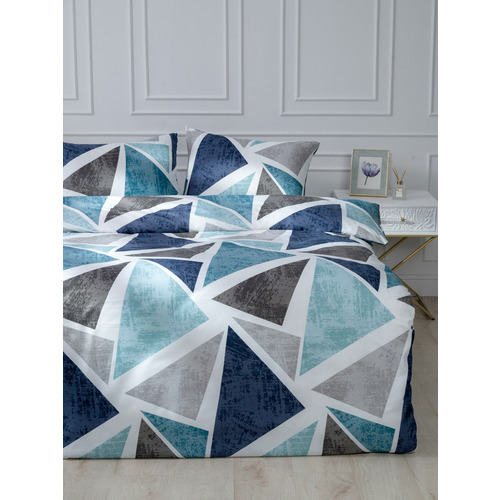 Постельное белье VT из полисатина 4770 2-х сп с евро простыней с наволочками 50/70 фото 17