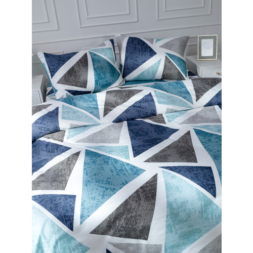 Постельное белье VT из полисатина 4770 2-х сп с евро простыней с наволочками 50/70 фото 15