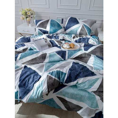 Постельное белье VT из полисатина 4770 2-х сп с евро простыней с наволочками 50/70 фото 10