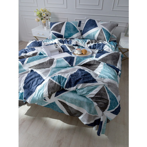 Постельное белье VT из полисатина 4770 2-х сп с евро простыней с наволочками 50/70 фото 9