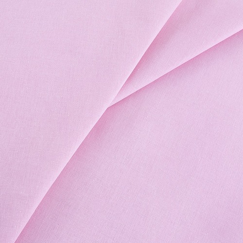Ткань на отрез бязь гладкокрашеная 120 гр/м2 150 см цвет розовый фото 1