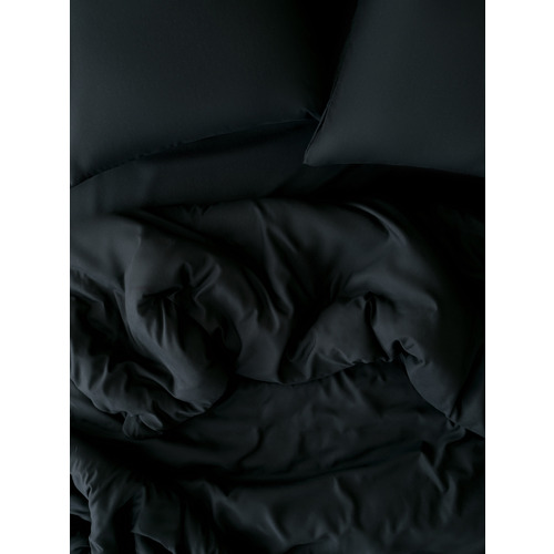 Постельное белье VT из полисатина г/к черный 2-х сп с евро простыней с наволочками 70/70 фото 6