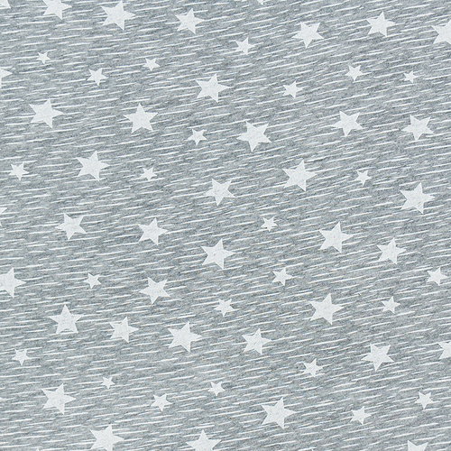 Ткань на отрез кулирка карде Серый меланж 1242-V2 фото 1