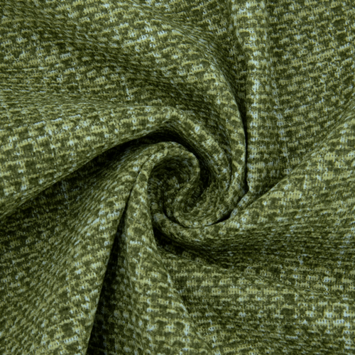 Ткань на отрез рогожка 150 см 35007/1 Пестроткань цвет зеленый фото 1