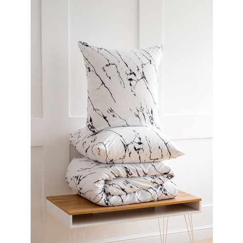 Постельное белье 11979-01a 2-х сп с евро простыней с наволочками 70/70 фото 19