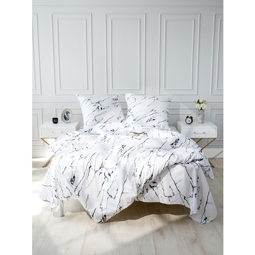 Постельное белье 11979-01a 2-х сп с евро простыней с наволочками 70/70 фото 14