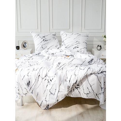 Постельное белье 11979-01a 2-х сп с евро простыней с наволочками 70/70 фото 10