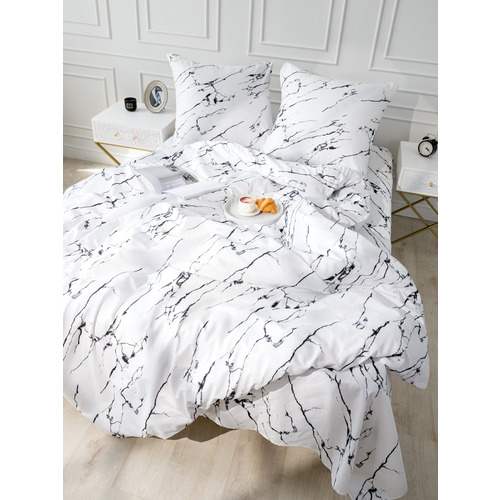 Постельное белье 11979-01a 2-х сп с евро простыней с наволочками 70/70 фото 1