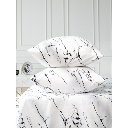 Постельное белье 11979-01a 2-х сп с евро простыней с наволочками 70/70 фото 5