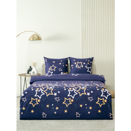 Постельное белье VT из полисатина 6364 2-х сп с евро простыней с наволочками 70/70 фото 6